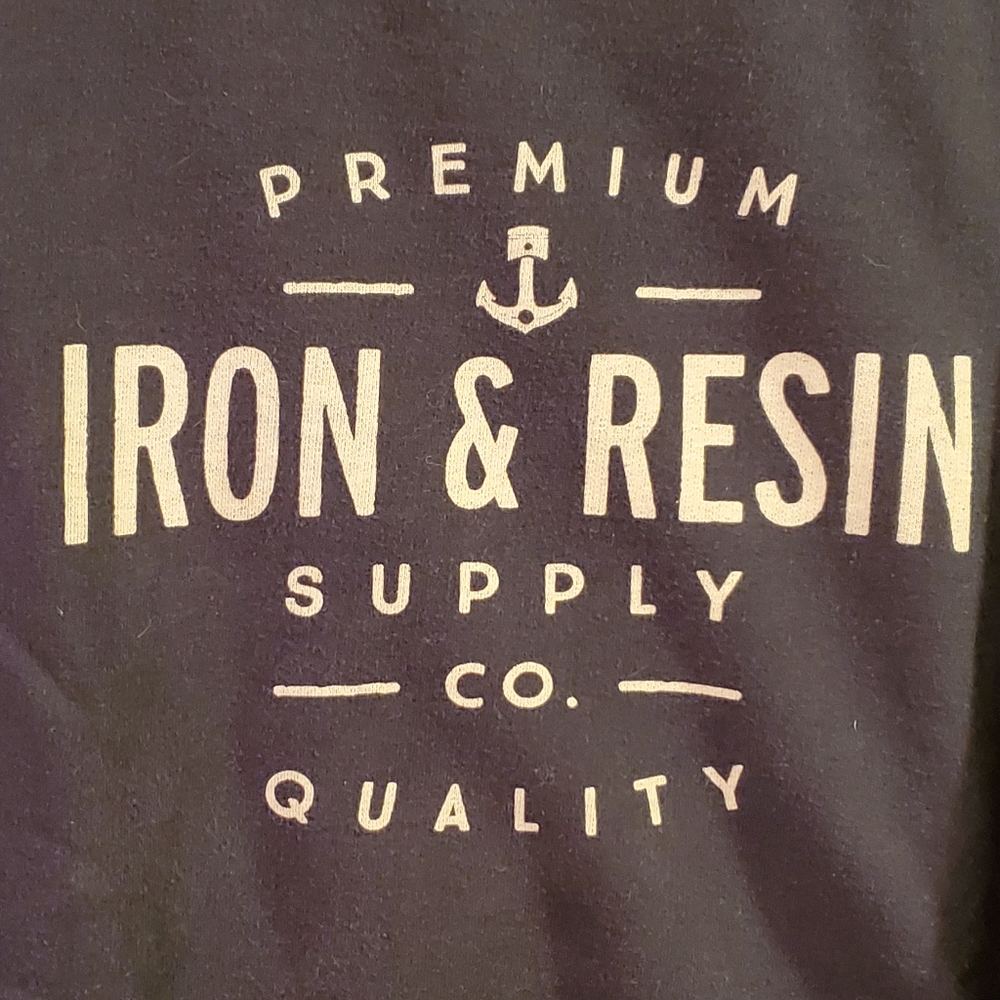 COPY - Iron & Resin Black Crewneck Sweater - L